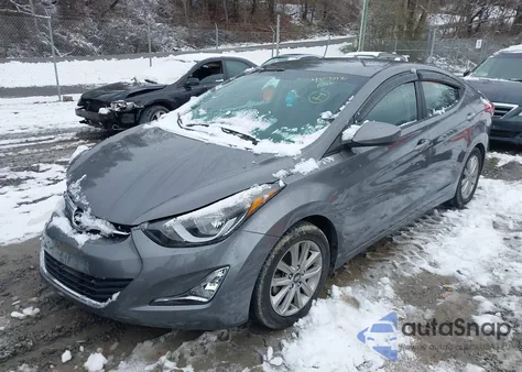 2014 Hyundai Elantra Se z USA, uszkodzony, nr VIN 5NPDH4AE6EH457689